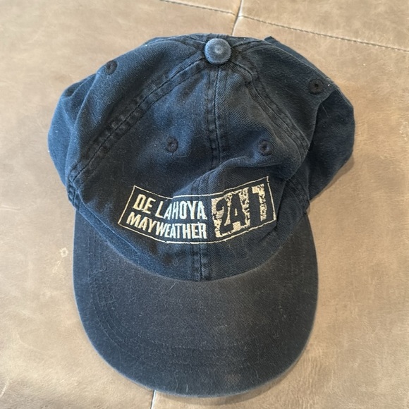 Rare 2007 HBO Boxing Navy De La Hoya Mayweather 24/7 Hat OS - Picture 6 of 8